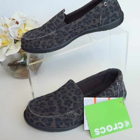 womens leopard crocs